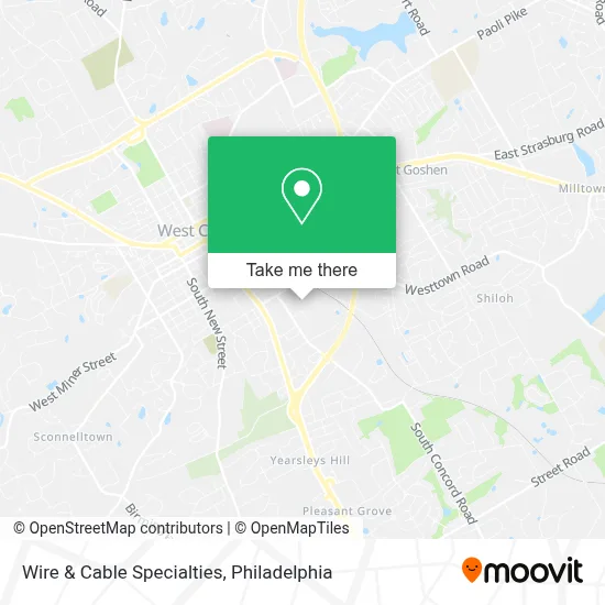 Wire & Cable Specialties map