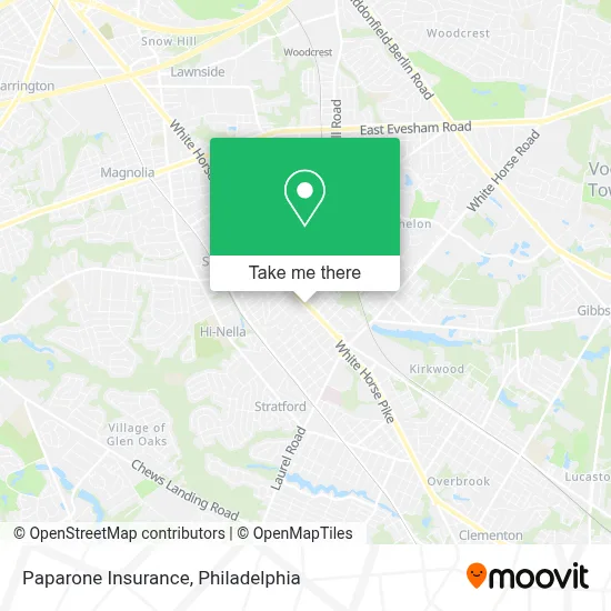 Paparone Insurance map
