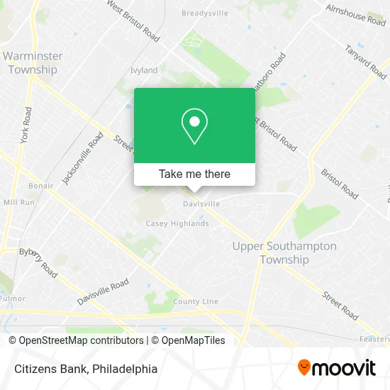 Citizens Bank map
