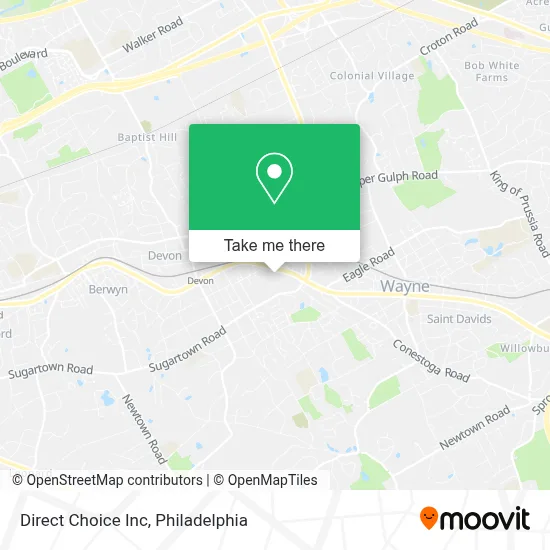 Direct Choice Inc map