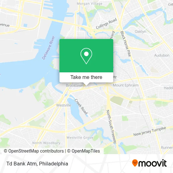 Td Bank Atm map