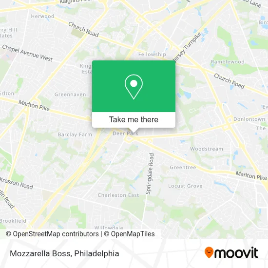 Mozzarella Boss map