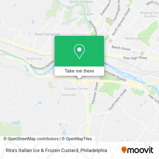 Rita's Italian Ice & Frozen Custard map