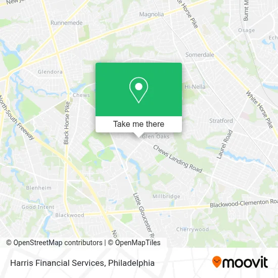 Harris Financial Services map