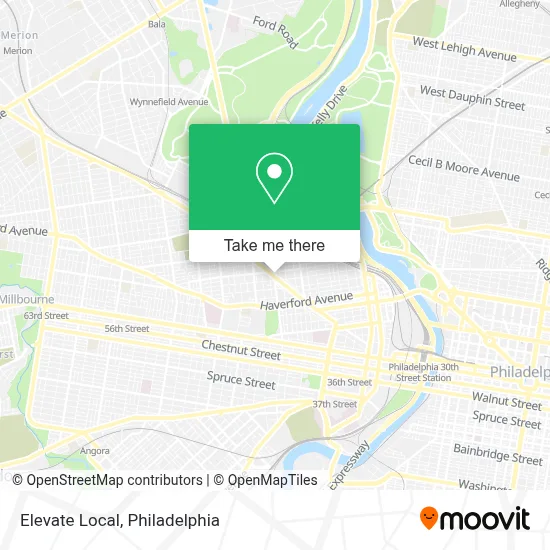 Elevate Local map