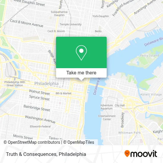 Truth & Consequences map