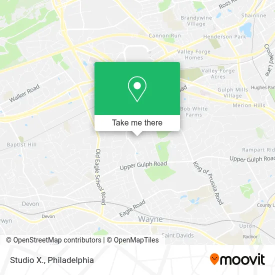 Studio X. map