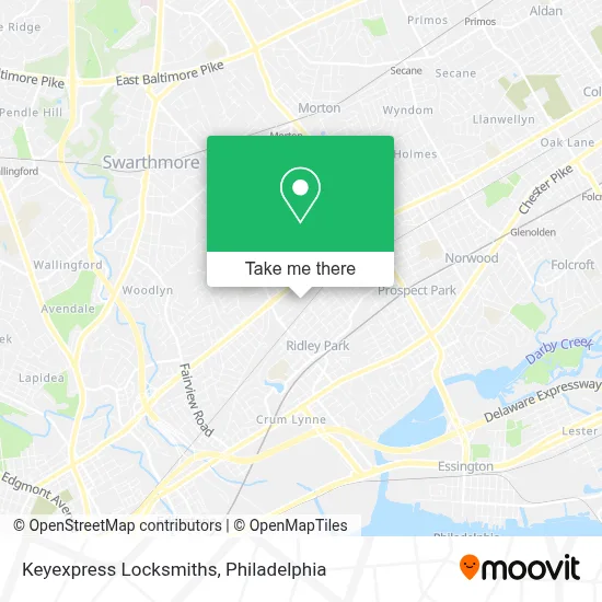 Keyexpress Locksmiths map
