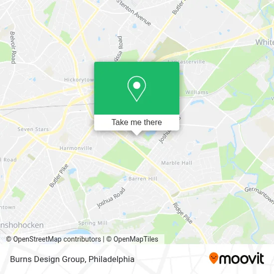 Burns Design Group map