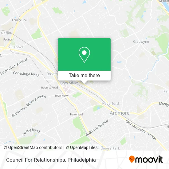 Council For Relationships map