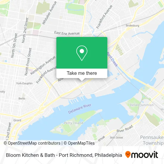 Bloom Kitchen & Bath - Port Richmond map