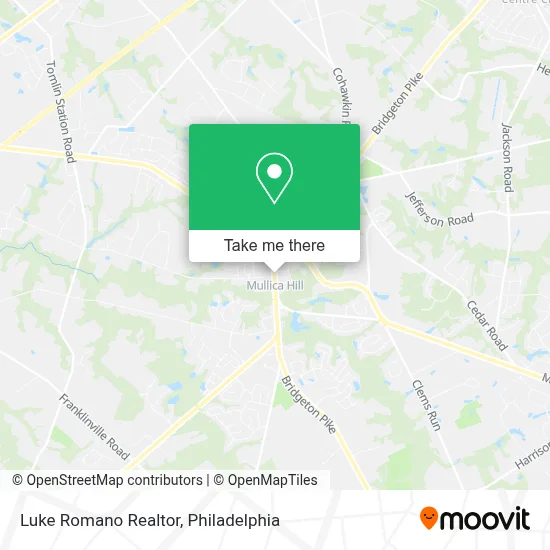 Luke Romano Realtor map