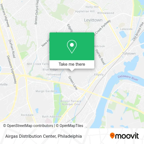 Airgas Distribution Center map