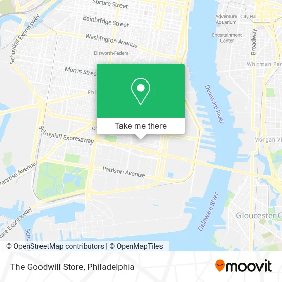The Goodwill Store map