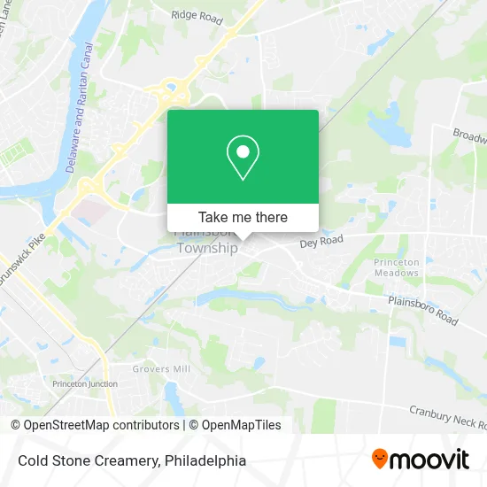 Cold Stone Creamery map