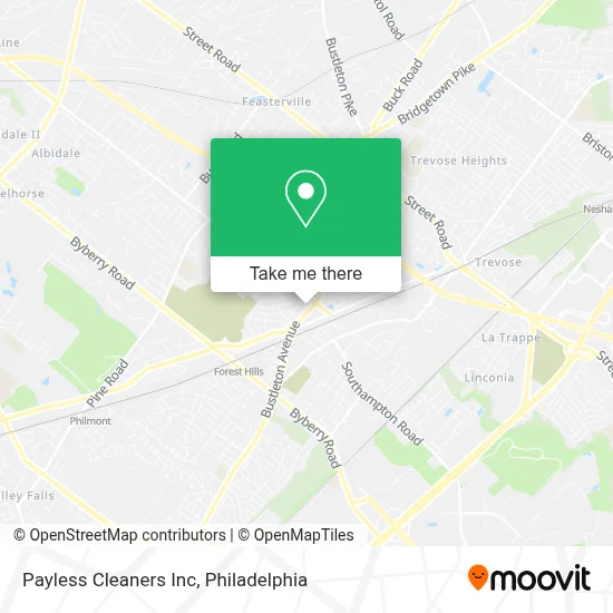 Payless Cleaners Inc map