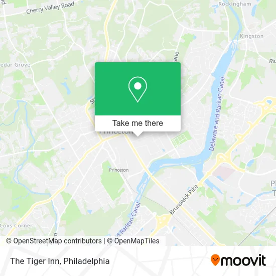 The Tiger Inn map