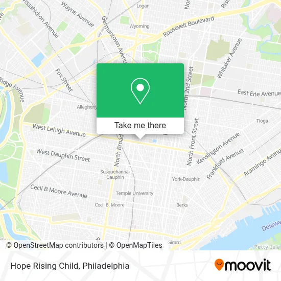 Hope Rising Child map