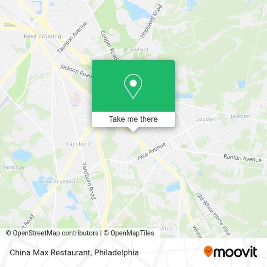 China Max Restaurant map