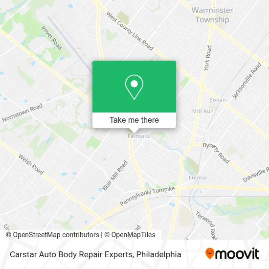 Carstar Auto Body Repair Experts map