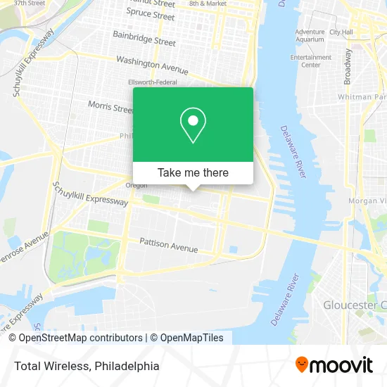 Total Wireless map