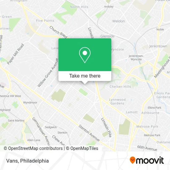 Vans map