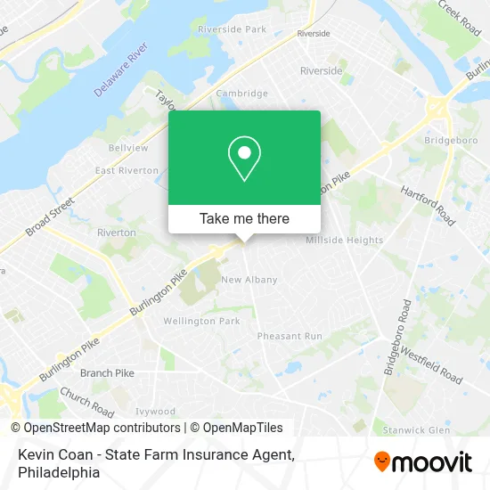 Kevin Coan - State Farm Insurance Agent map