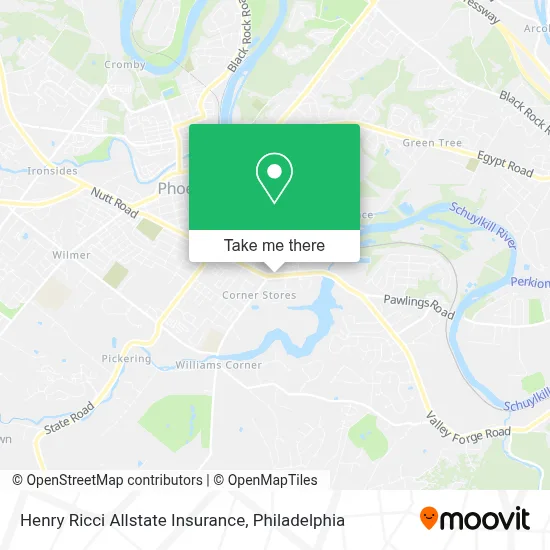 Henry Ricci Allstate Insurance map