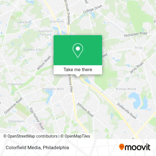Colorfield Media map