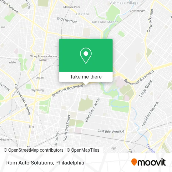 Ram Auto Solutions map
