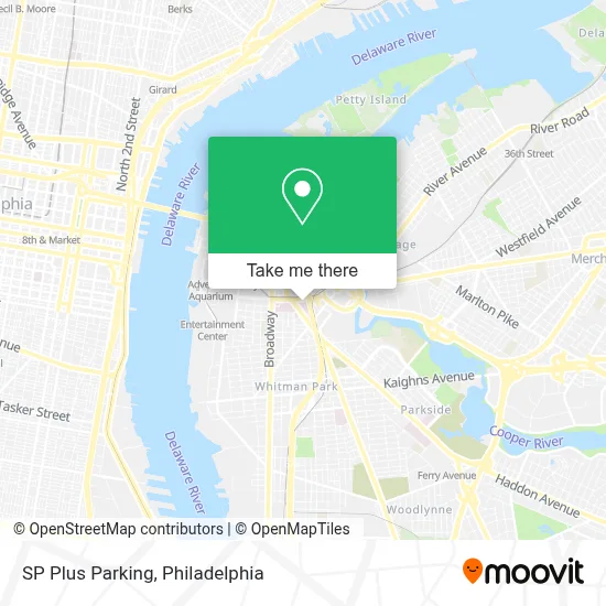SP Plus Parking map