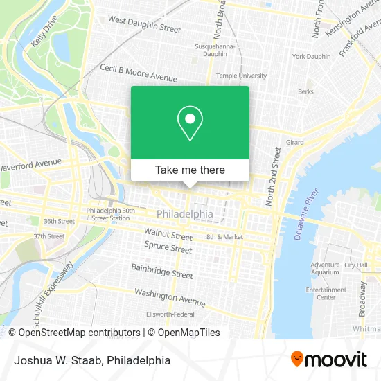 Joshua W. Staab map