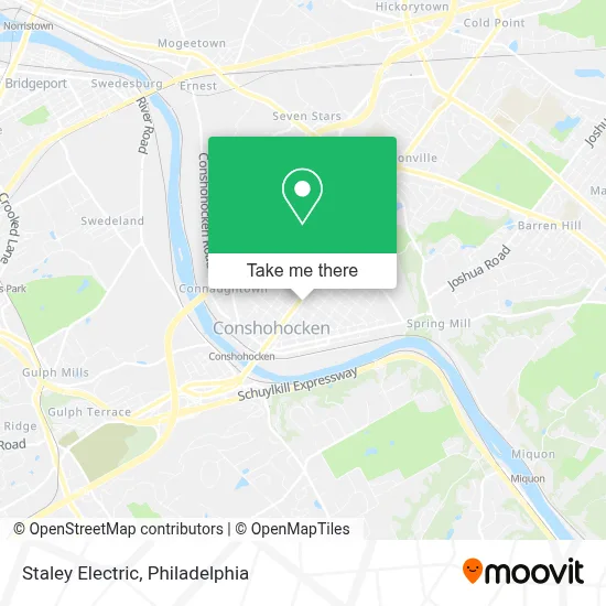 Staley Electric map