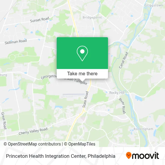 Princeton Health Integration Center map