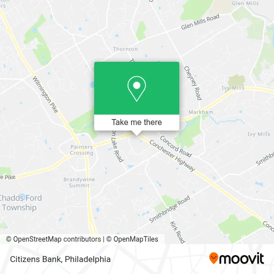 Citizens Bank map