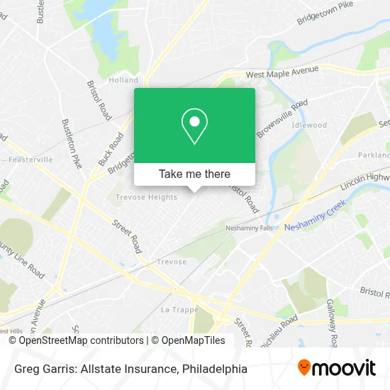 Greg Garris: Allstate Insurance map