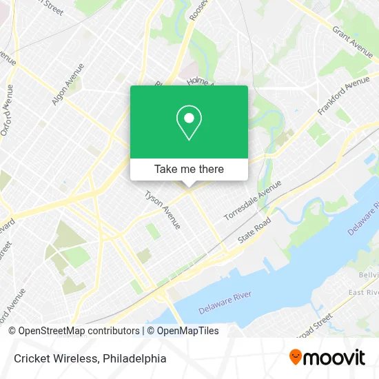 Cricket Wireless map