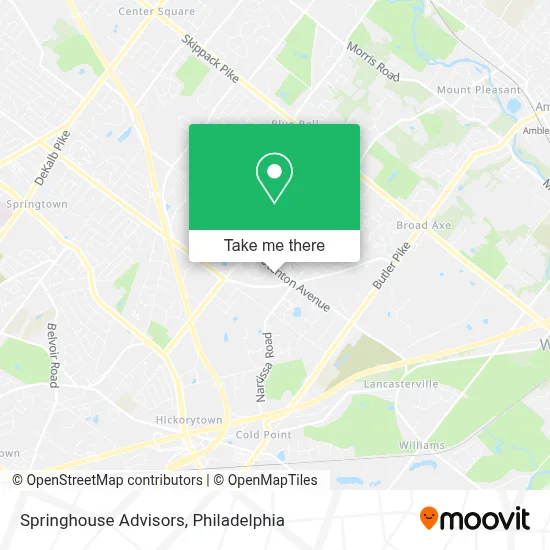 Springhouse Advisors map