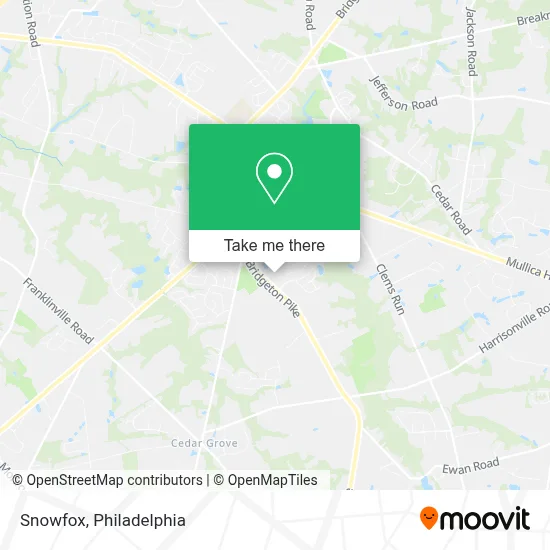 Snowfox map