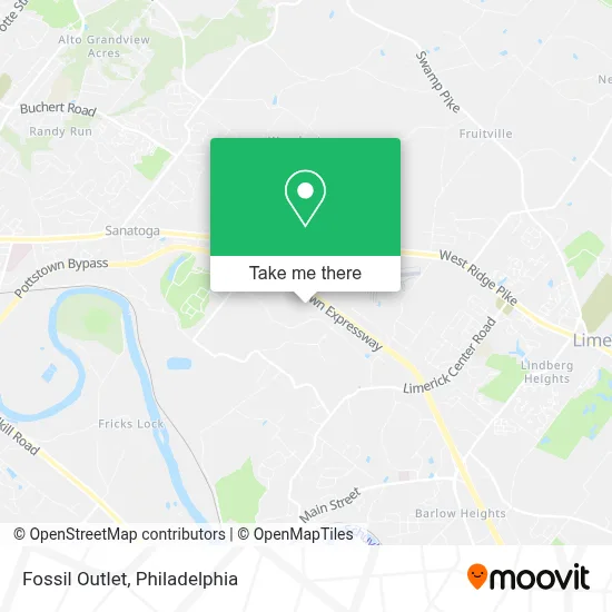 Fossil Outlet map