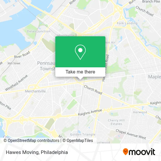 Hawes Moving map