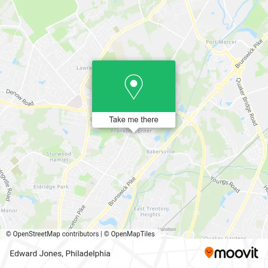Edward Jones map