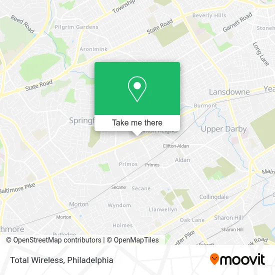 Total Wireless map