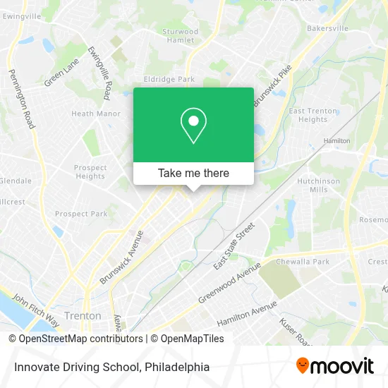 Innovate Driving School map