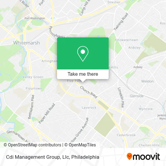Cdi Management Group, Llc map