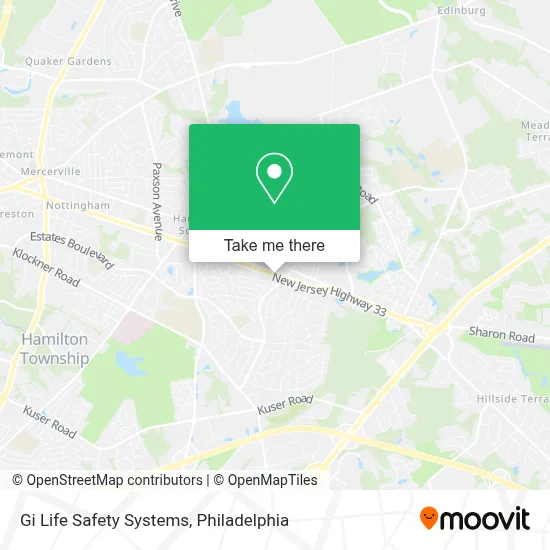 Gi Life Safety Systems map