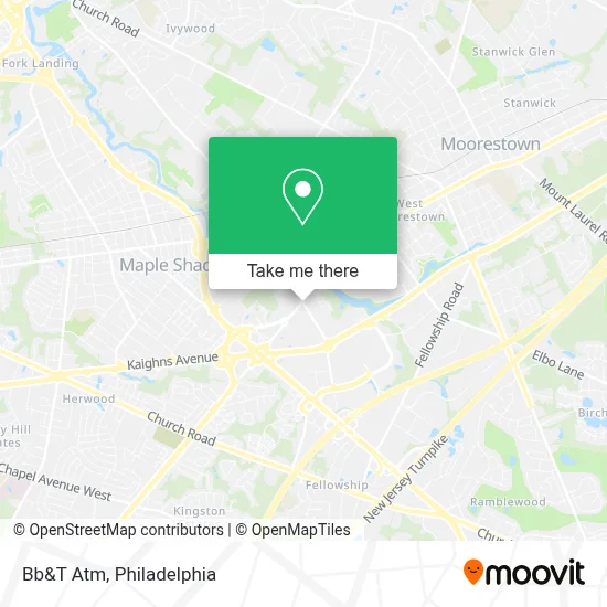 Bb&T Atm map