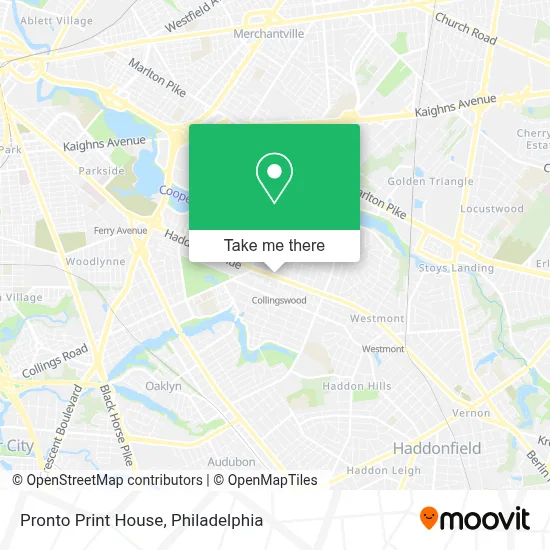 Pronto Print House map