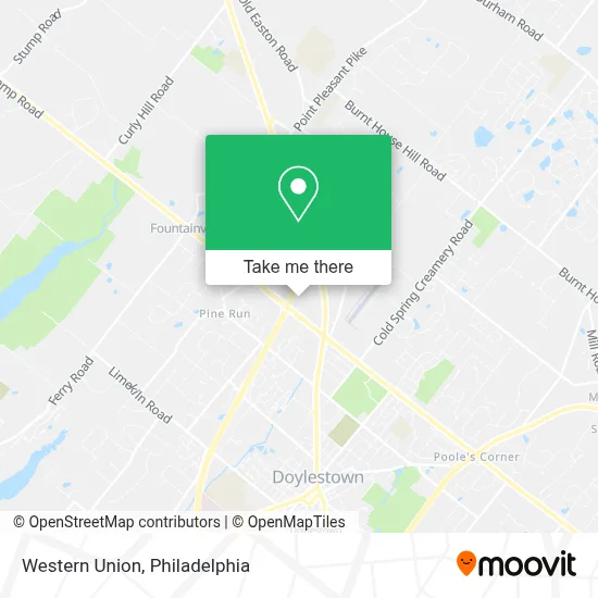 Western Union map