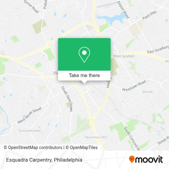 Esquadra Carpentry map
